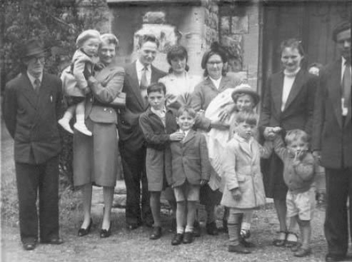 doris at a christening